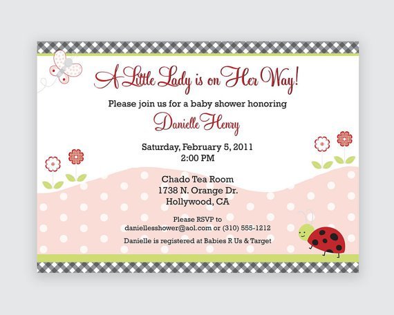 Self Printable Baby Shower Invitations