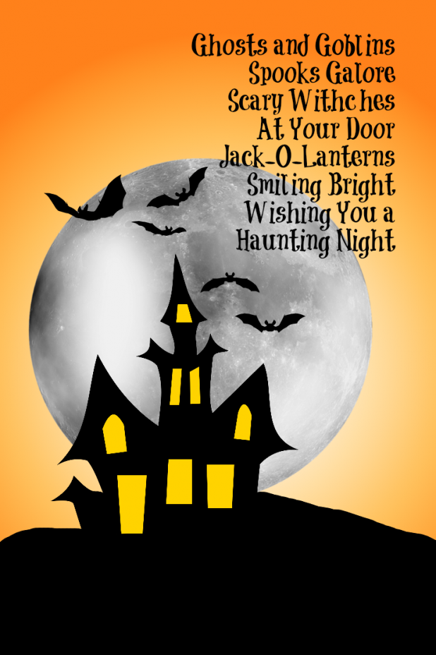 Short Halloween Poems For Invitations