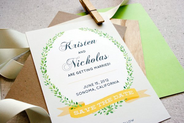 Simple Wedding Reception Invitation