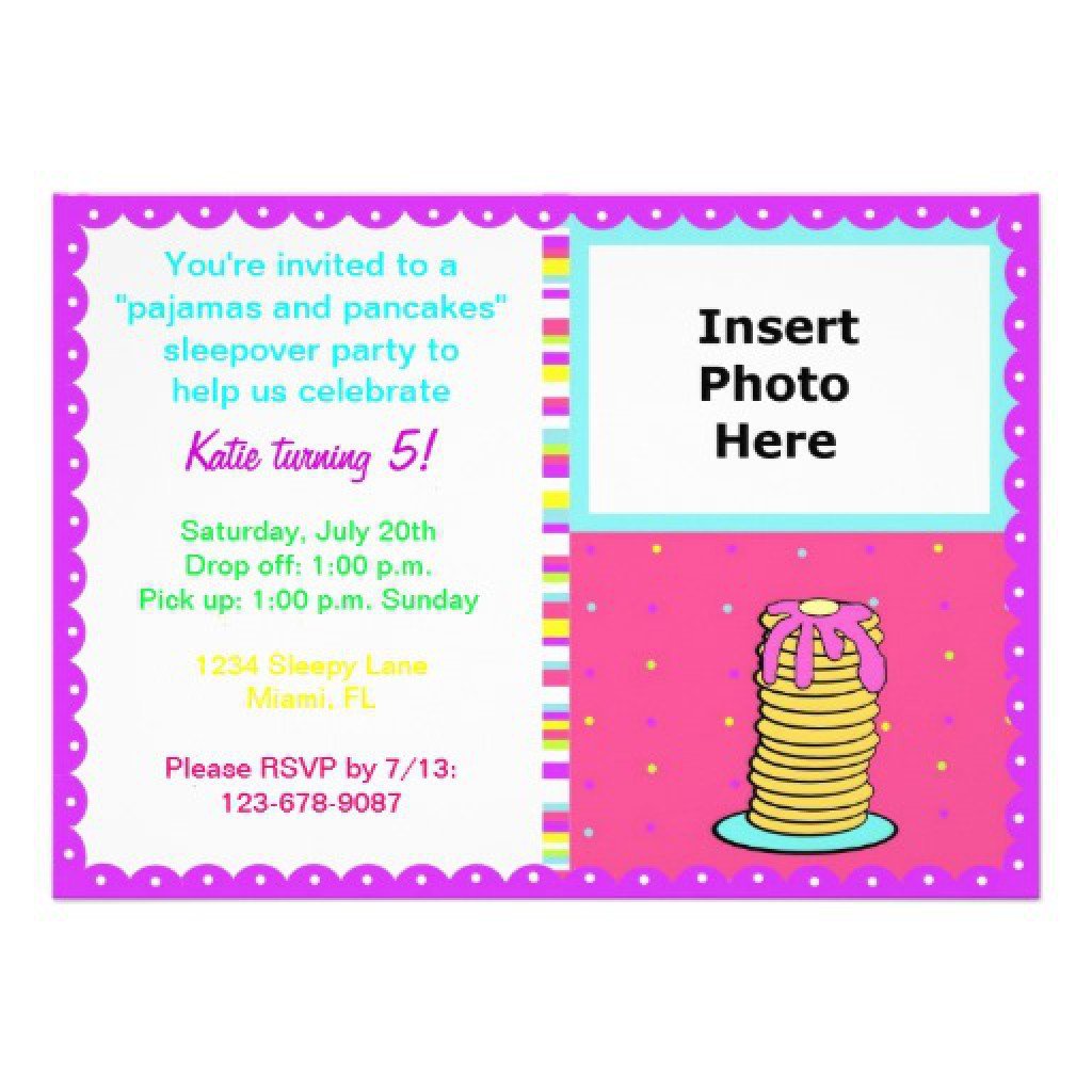 Sleepover Party Invitations Templates Free