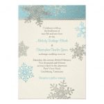 Snowflake Wedding Invitation Templates