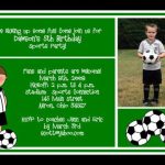 Soccer Birthday Invitations