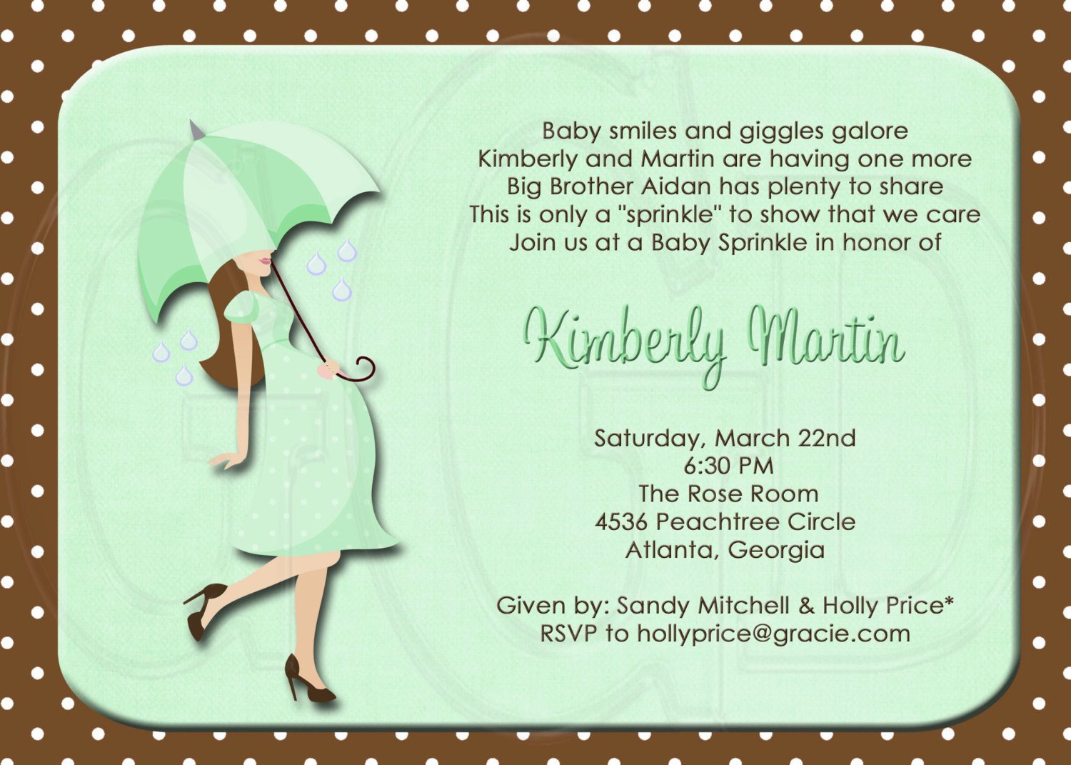 Sprinkle Invitation Wording Ideas