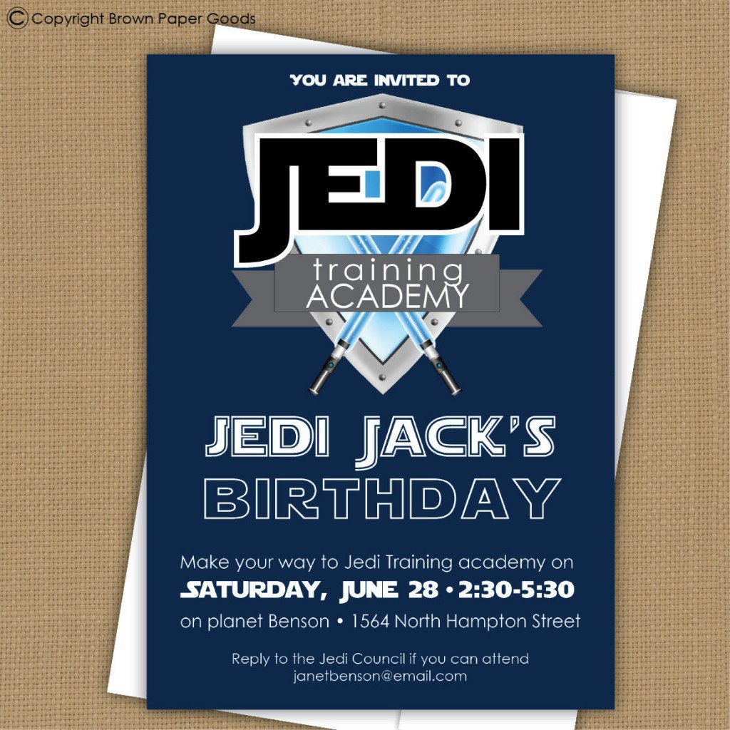 Star Wars Invitations Printable Free