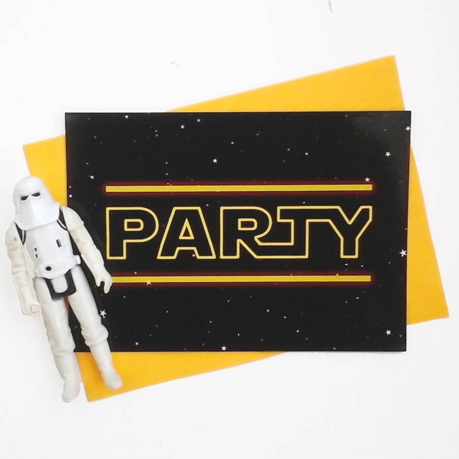 Star Wars Party Invitations