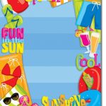 Summer Invitation Templates Blank