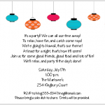 Summer Party Invitations Ideas