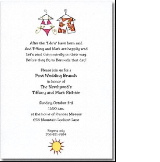 Sunday Brunch Invitation Wording