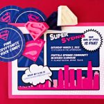 Superman Birthday Invitation Templates