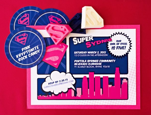 Superman Birthday Invitation Maker