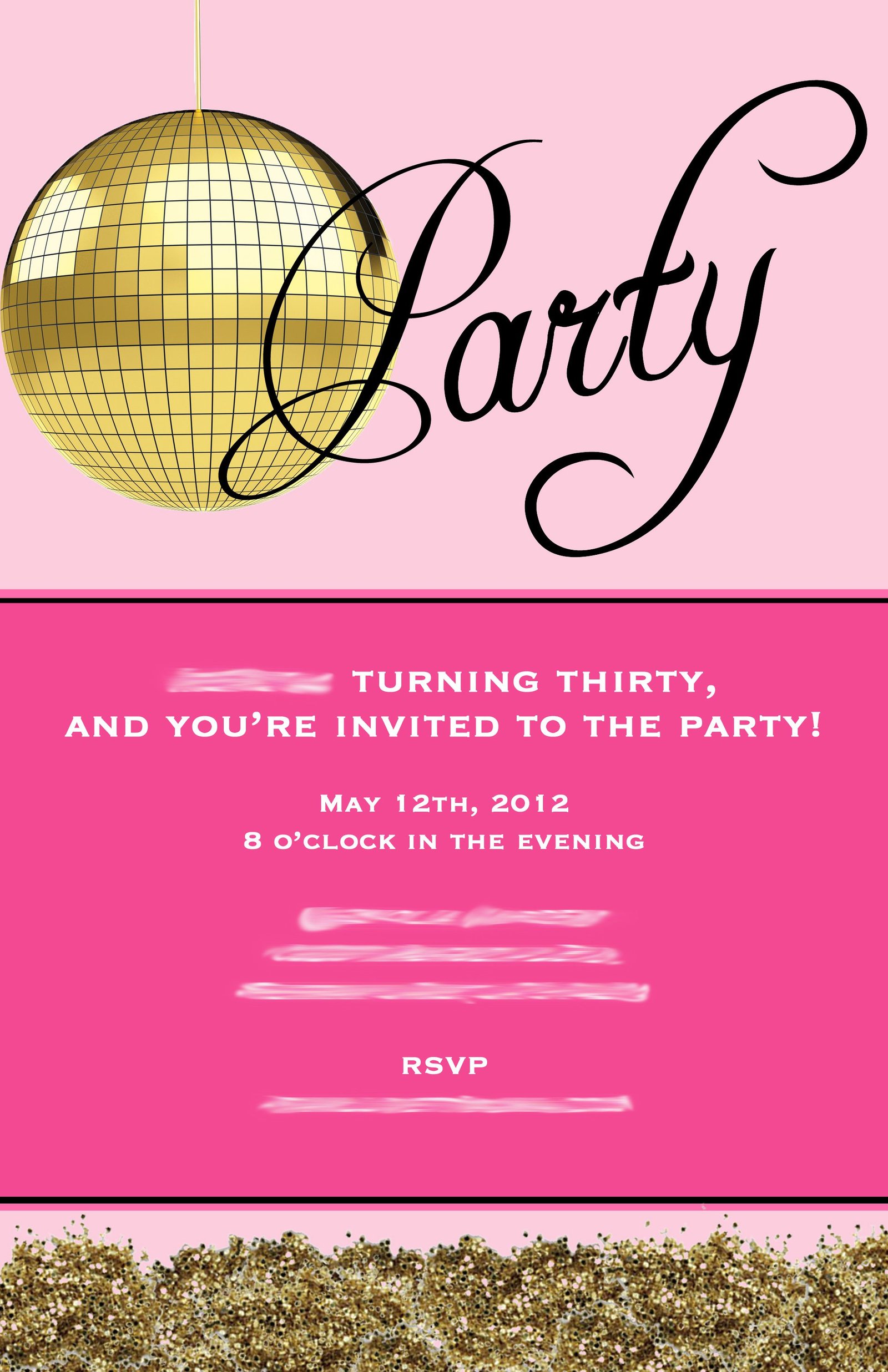 Surprise 30th Birthday Invitations For Her