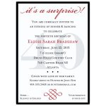 Surprise 40th Birthday Invitations