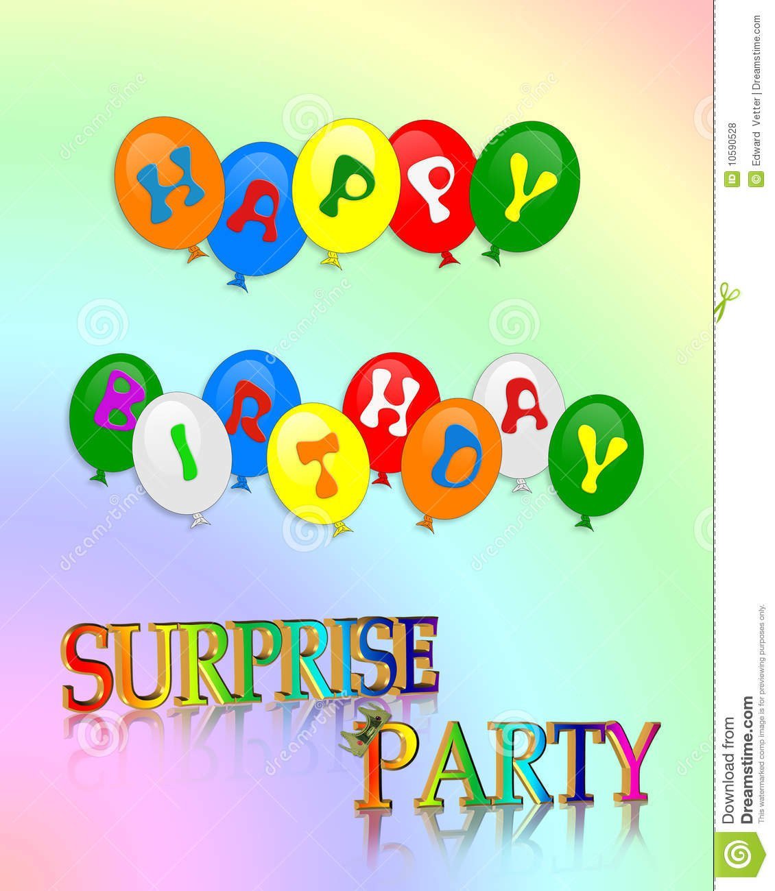 Surprise Birthday Party Invitations Printable