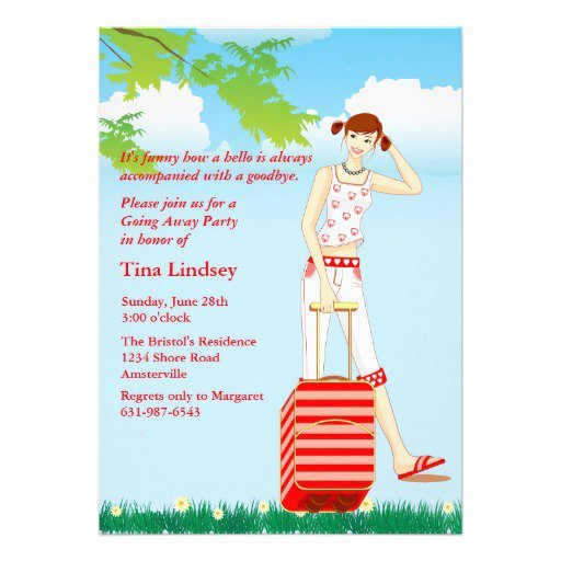 Surprise Going Away Party Invitations Wording