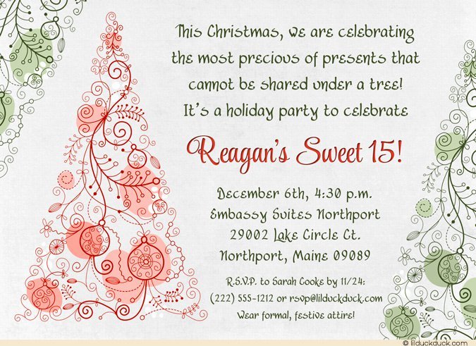 Sweet 15 Invitations Ideas