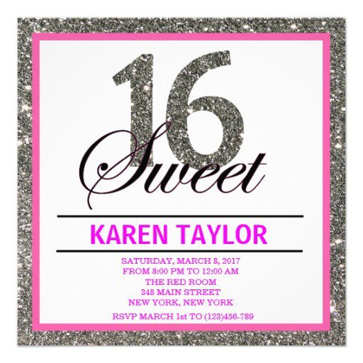 Sweet 15 Invitations Wording