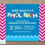 Swimming Party Invitations Printable