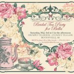Tea Cup Party Invitations