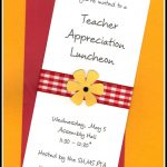 Teacher Appreciation Invitation Wording
