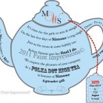 Teapot Invitation Templates Printable