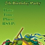Ninja Turtle Party Invitation Templates
