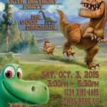 The Good Dinosaur Birthday Invitations