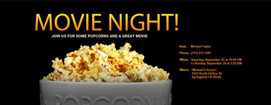 Theater Invitation Templates