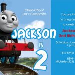 Thomas The Tank Engine Invitations