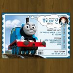 Thomas Train Birthday Invitations Printables