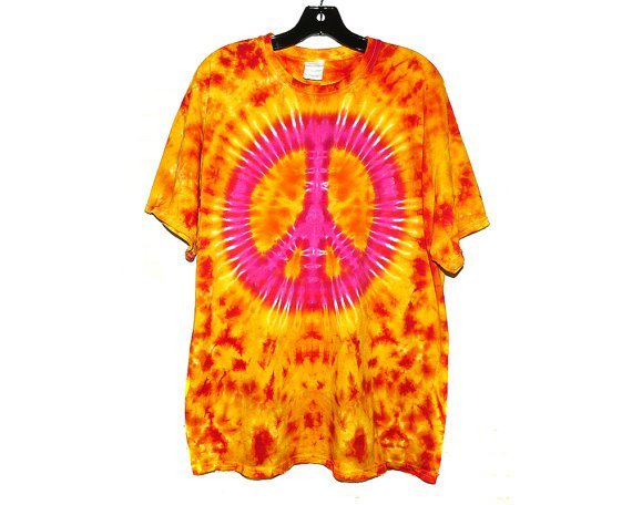 Tie Dye Peace Sign Shirt