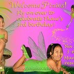 Tinkerbell Invitation Backgrounds