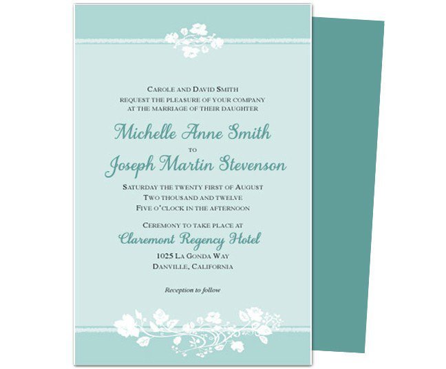 Tri Fold Birthday Invitations Template