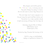 Twin Girl Shower Invitations