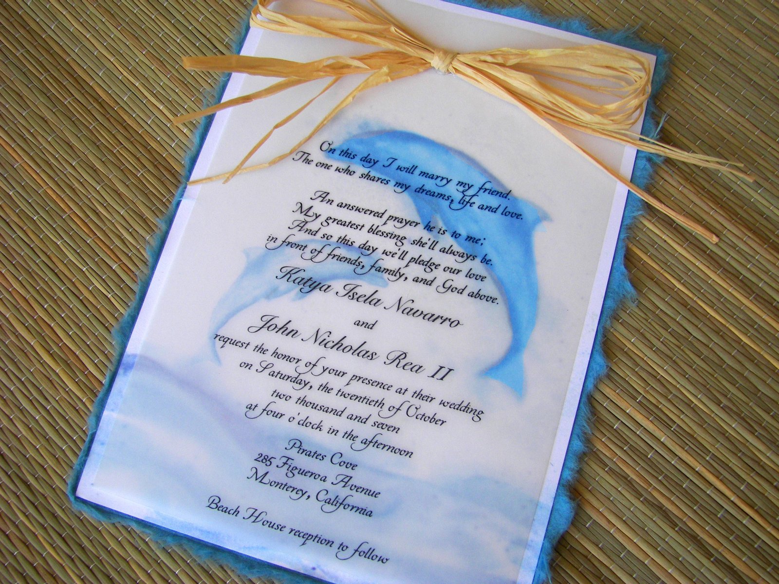 Underwater Wedding Invitations