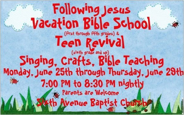 Vbs Invitation Letter To Parents