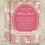 Victorian Baby Shower Invitations