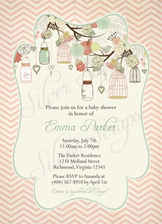 Vintage Bridesmaid Luncheon Invitations