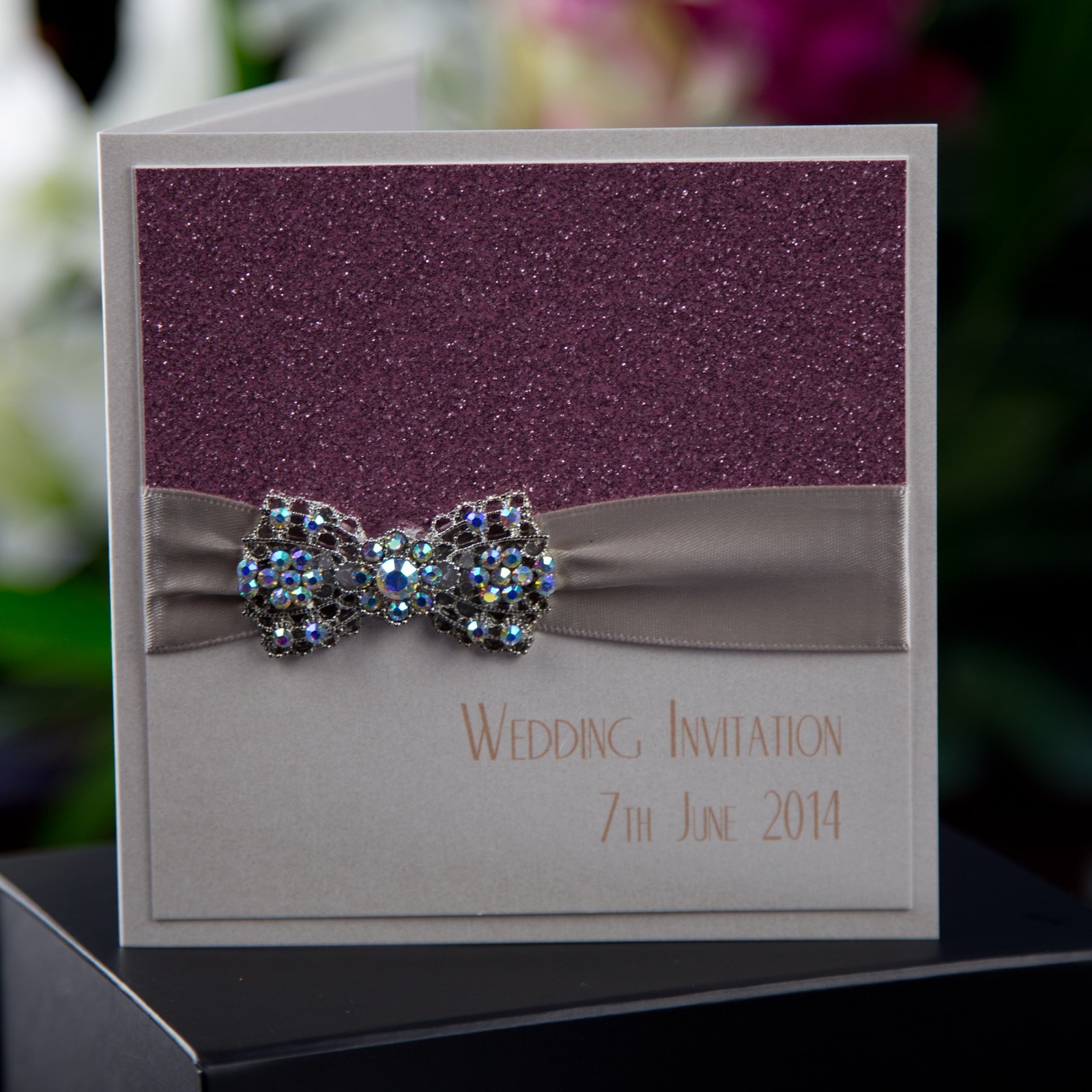 Vintage Glam Wedding Invitations Uk