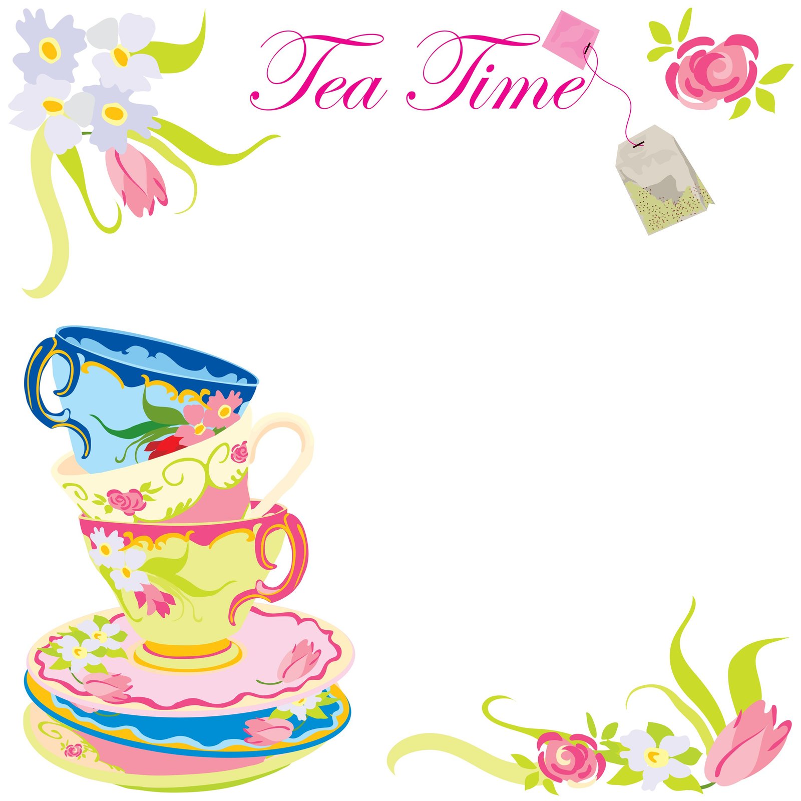 Vintage Tea Party Invitation Templates Free
