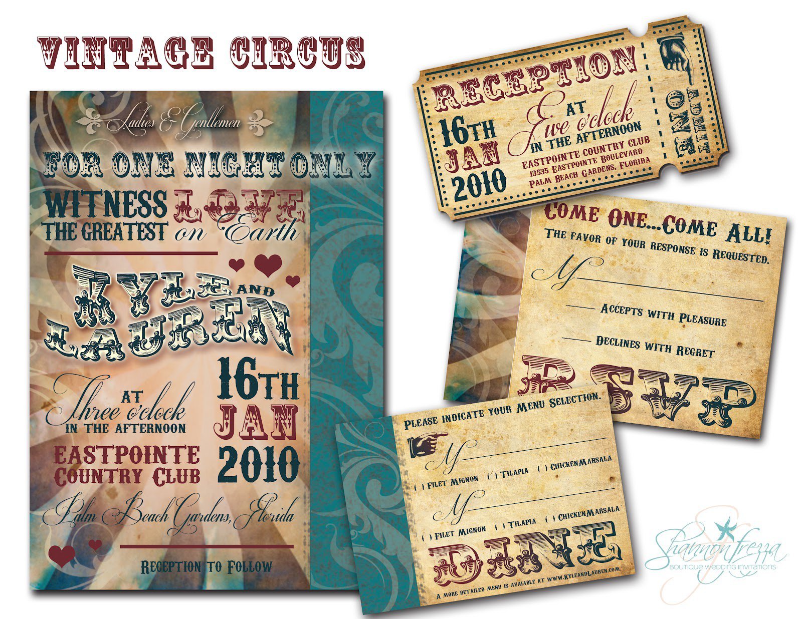 Vintage Wedding Invitation Templates Free Download