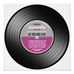 Record Birthday Invitations