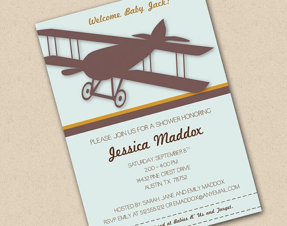 Walgreens Baby Invitation Card