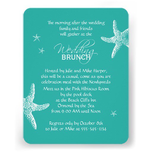 Wedding Brunch Invitation Templates