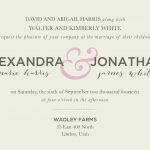 Dinner Reception Invitation Wording