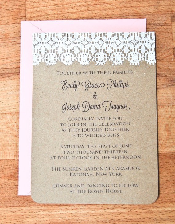 Wedding Invitation Cardstock And Envelopes