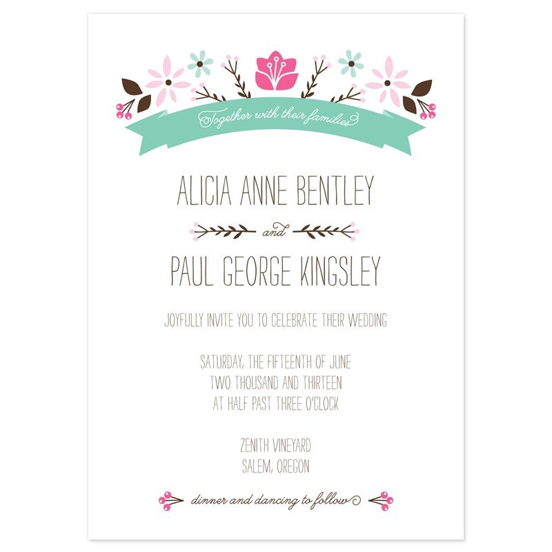 Wedding Invitation Format Free