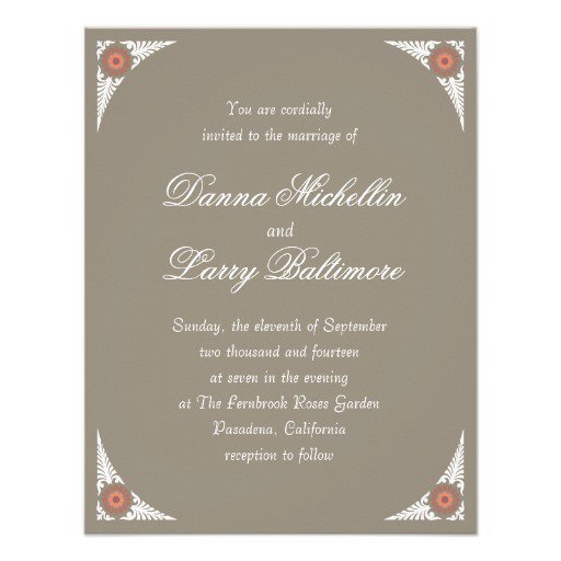 Wedding Invitation Sizes Standard