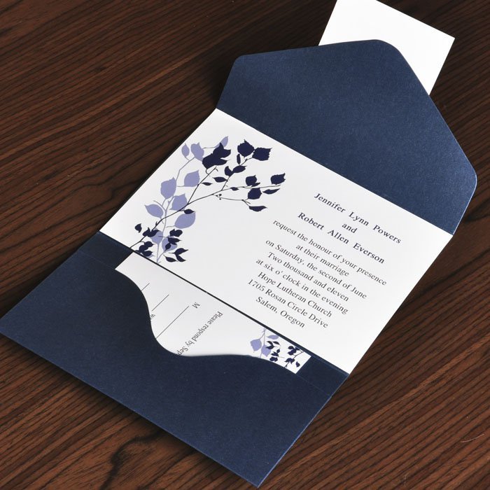 Wedding Invitations Pocket Style