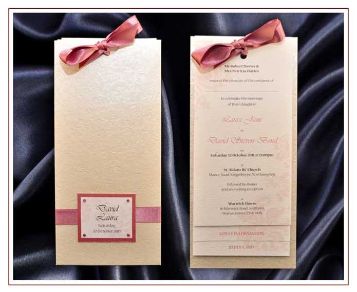 Wedding Invitations Pocket Style Uk