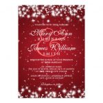 Wedding Shower Invitations Red Rustic